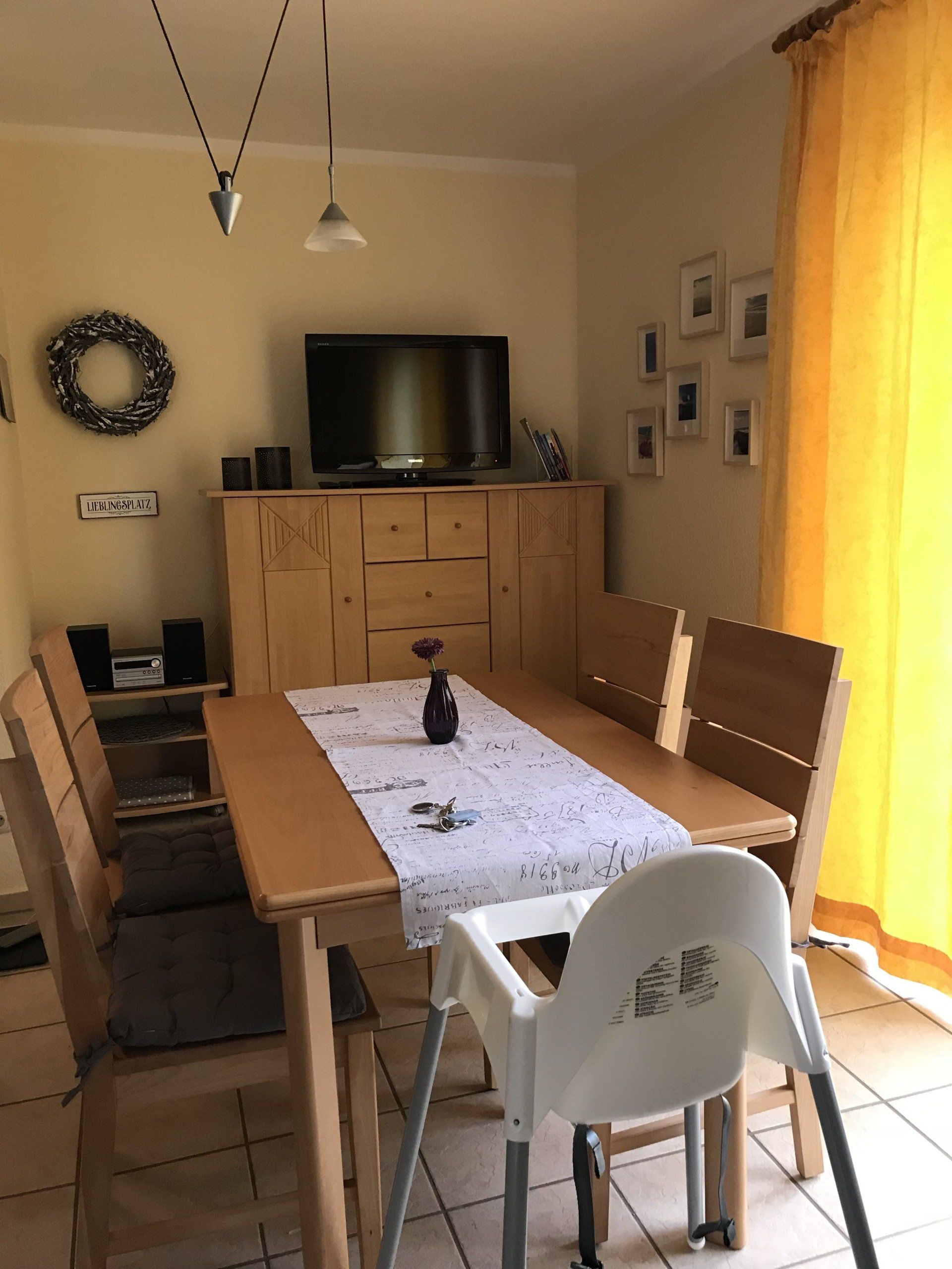 Kinderstuhl in der Ferienwohnung Usedom