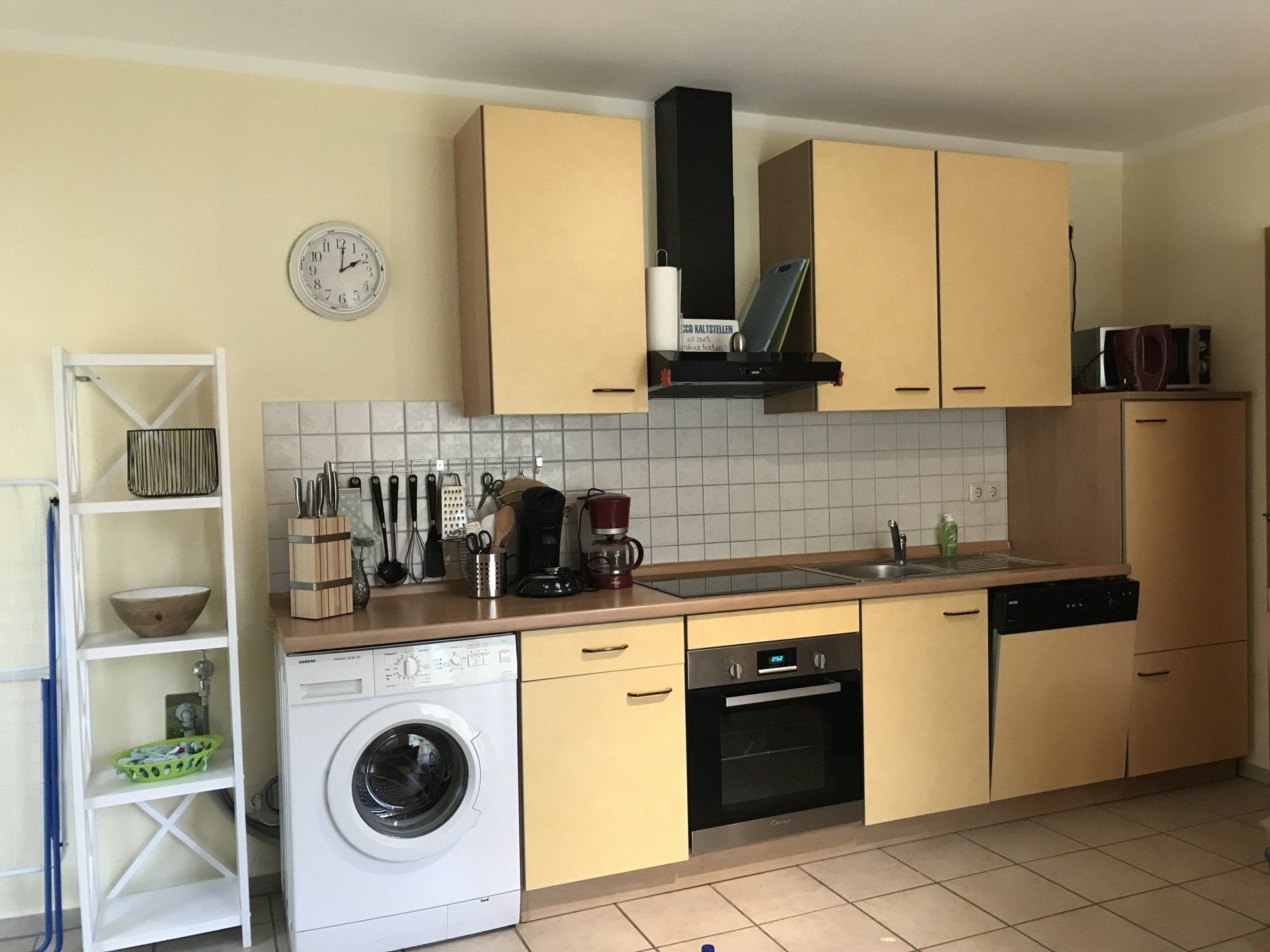 Küchenzeile in der Ferienwohnung Usedom