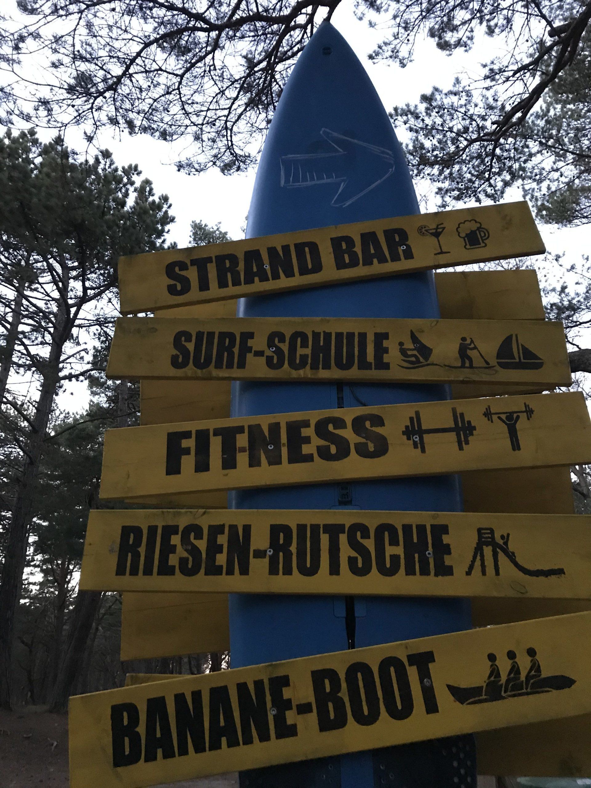 Surfen, Spaß auf dem Wasser, segeln auf Usedom