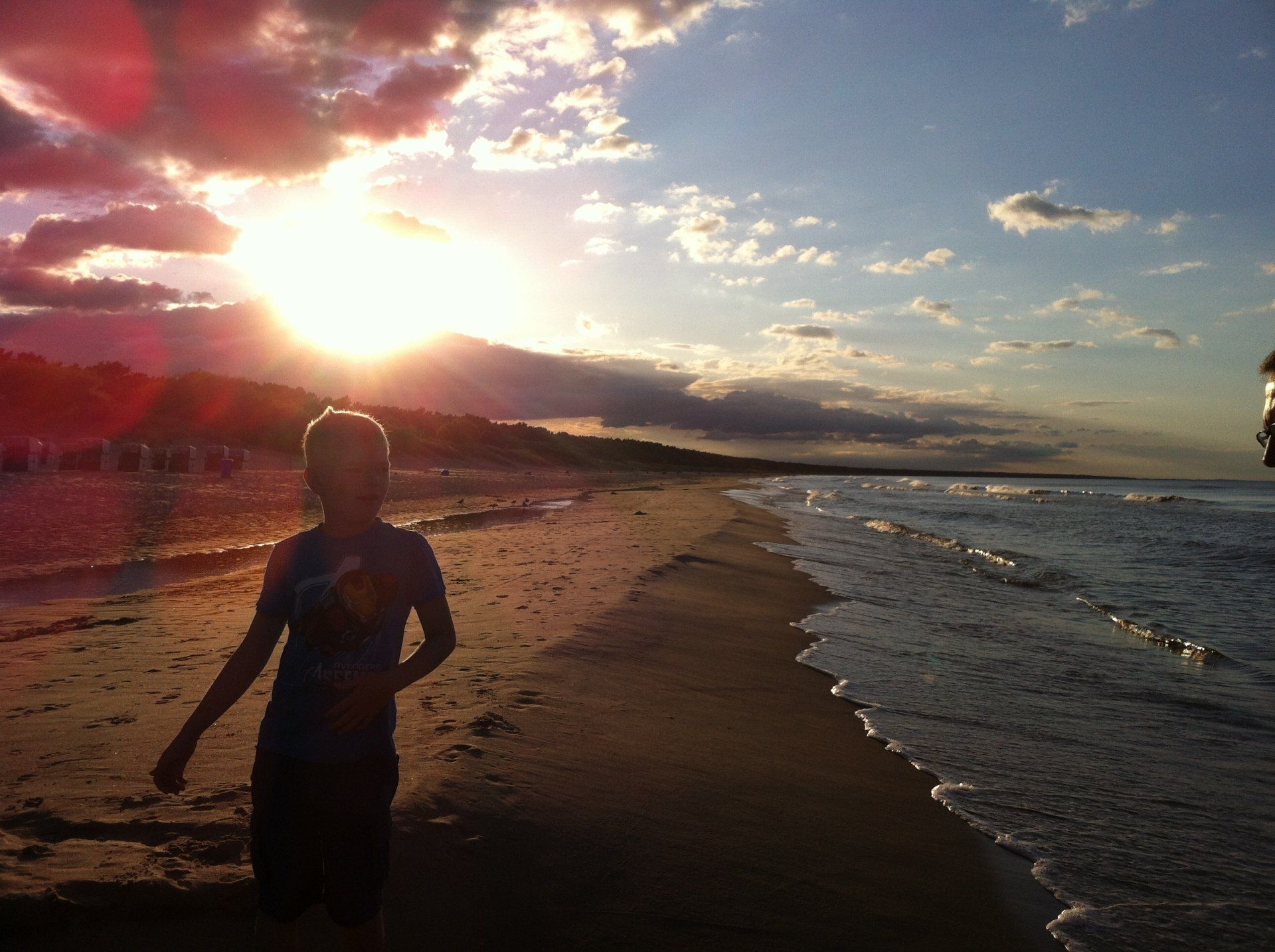 spektakuläre Sonnenuntergänge auf Usedom