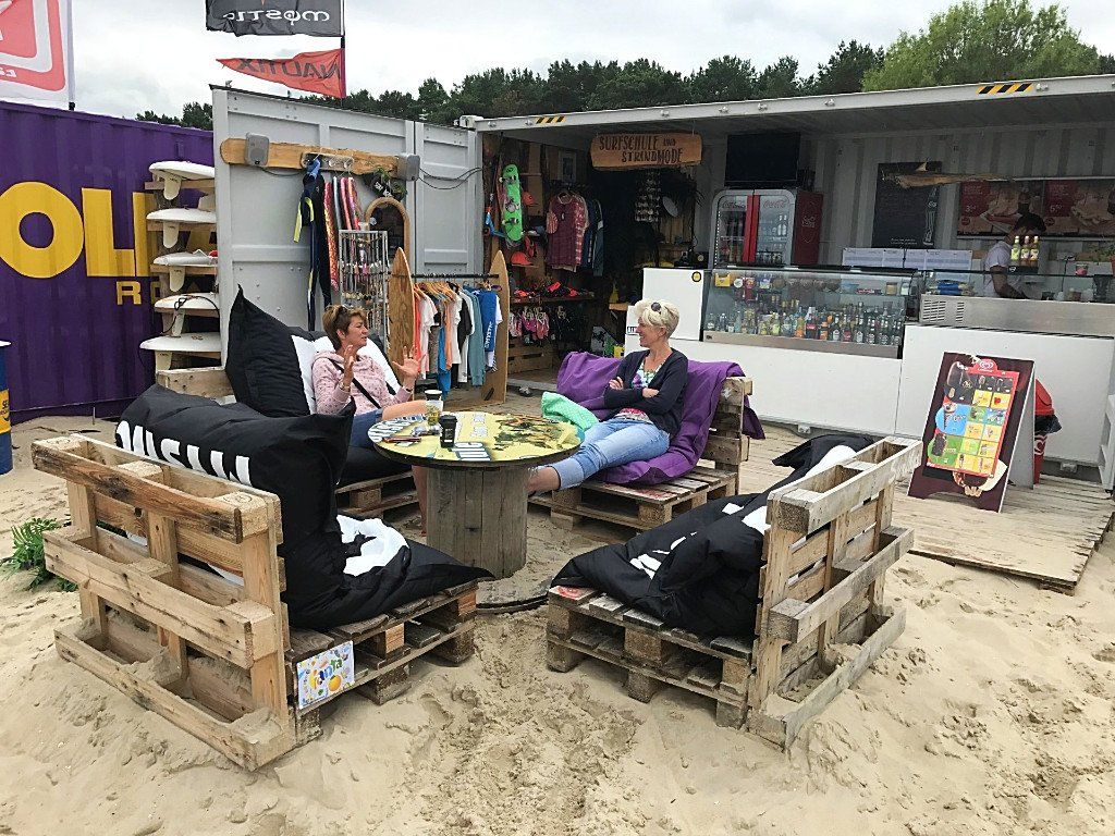coole Strandbar auf Usedom