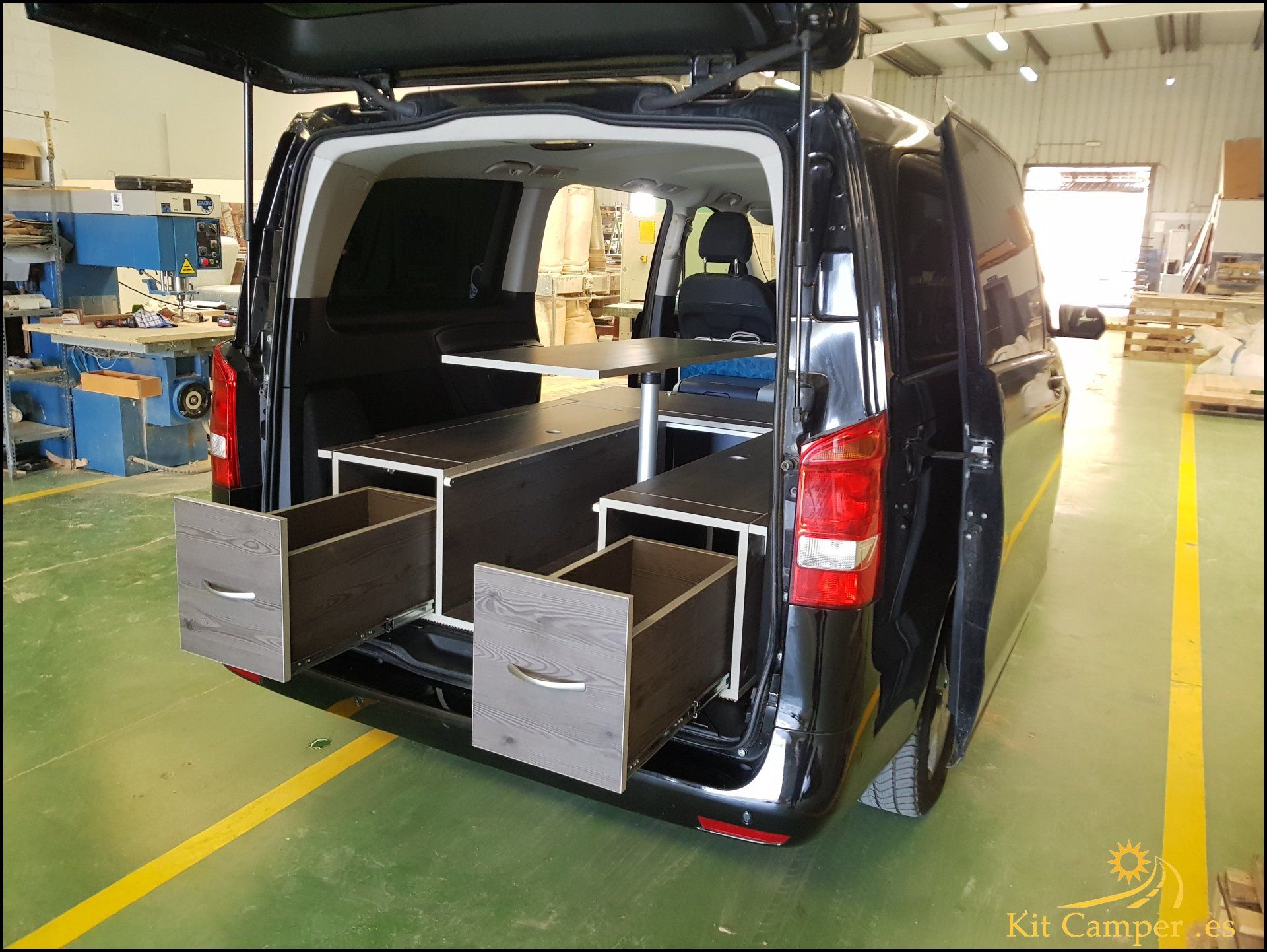 mueble camper para vito, kit camper para mercedes vito