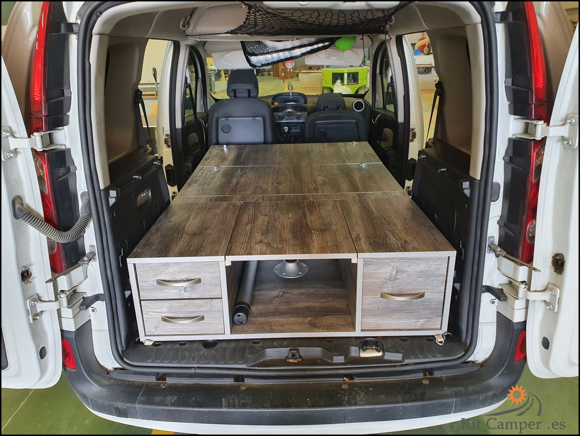 mueble camper renault cangoo, kit camper para renault cangoo