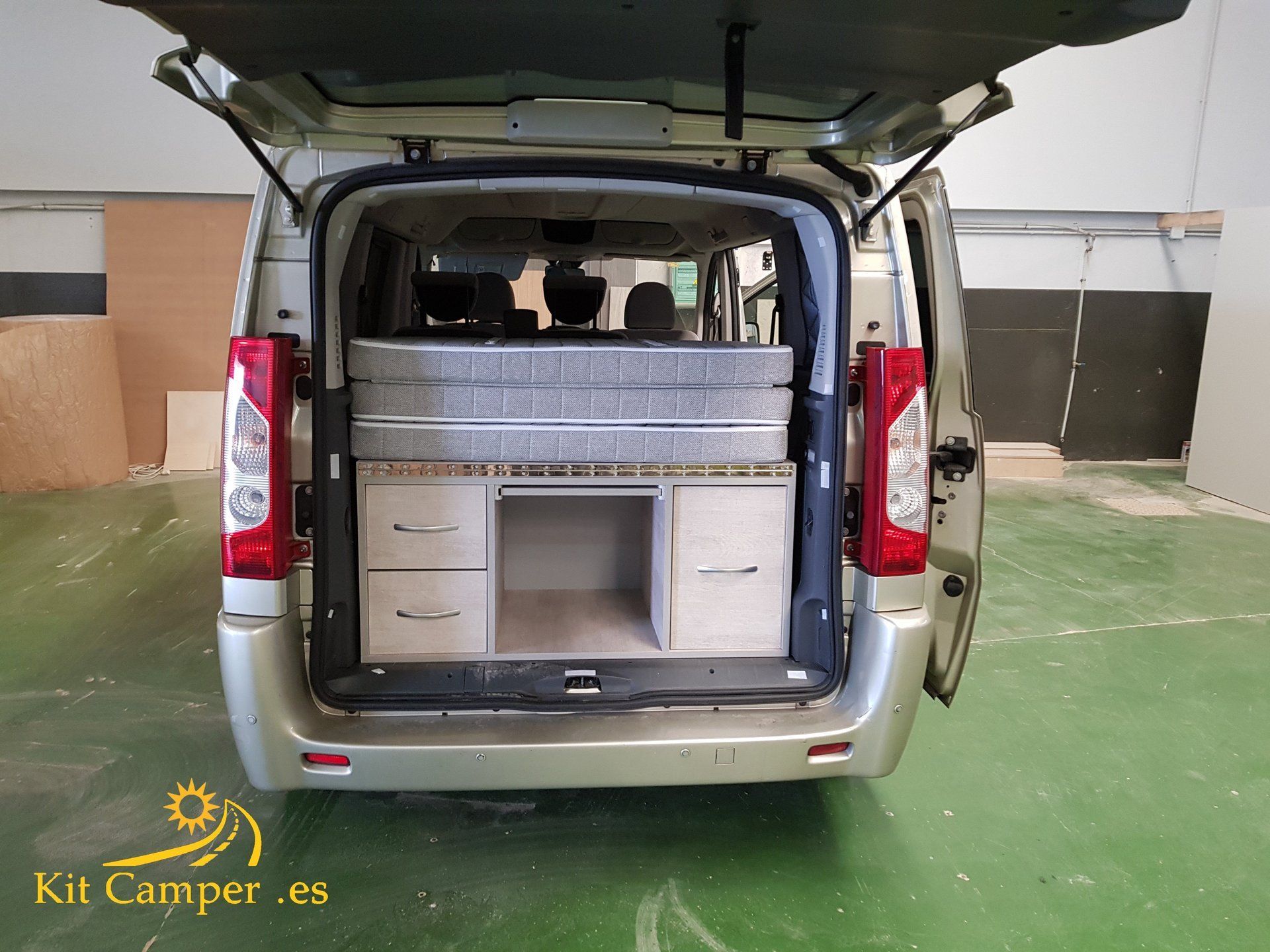 mueble camper para fiat scudo, kit camper fiant talento