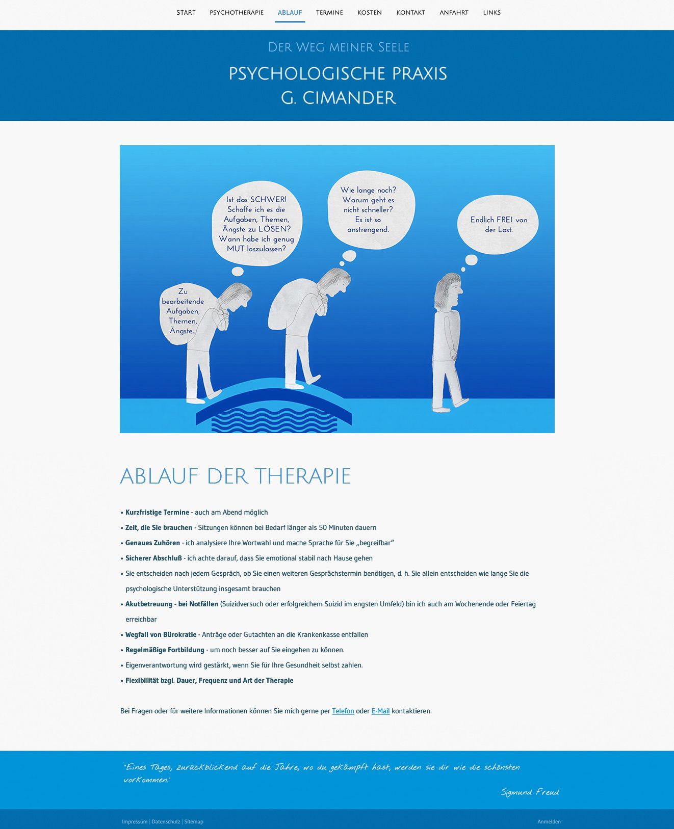 Therapiepraxis Cimander Ablauf der Therapie
