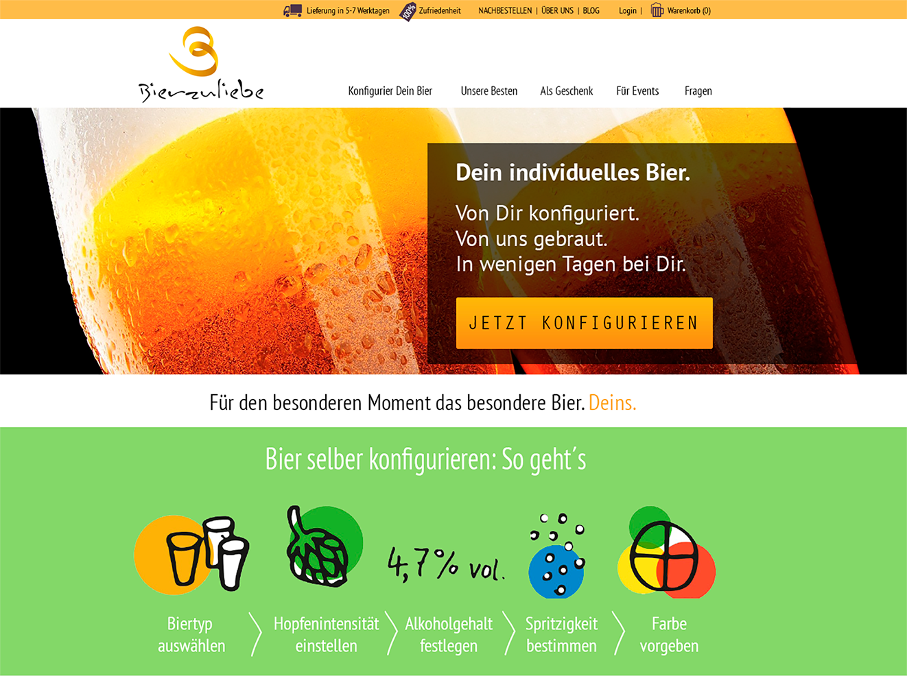 Bierzuliebe Homepage