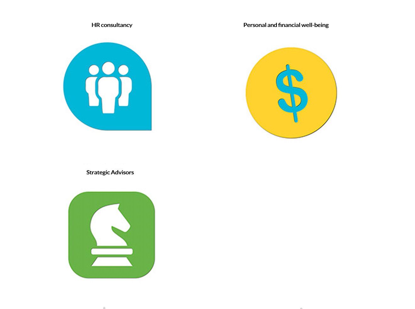 Three Icons enlarged Versicherung