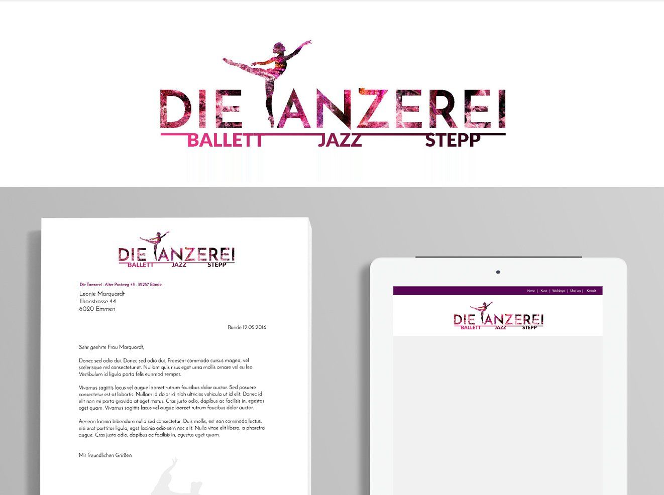 Tanzstudio Corporate Design