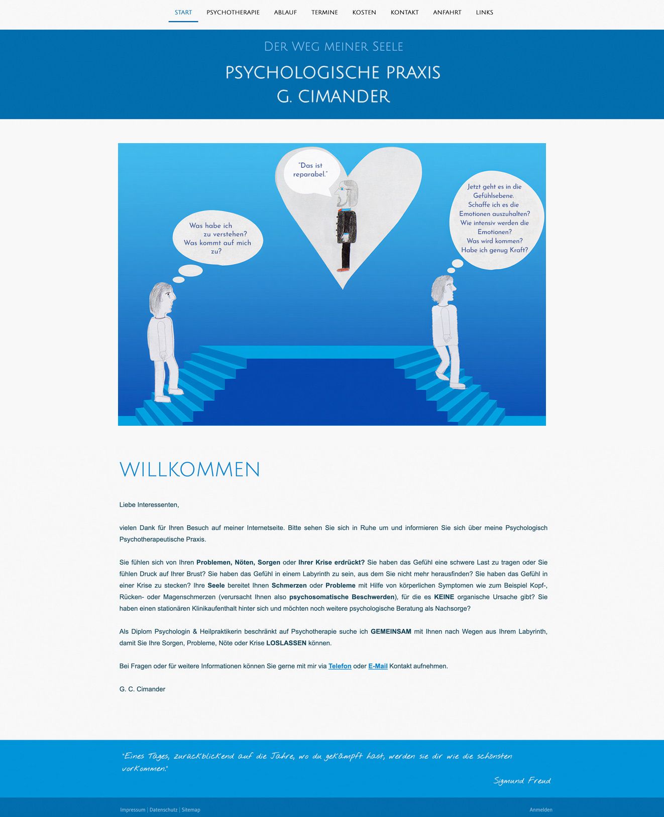 Therapiepraxis Cimander Willkommen