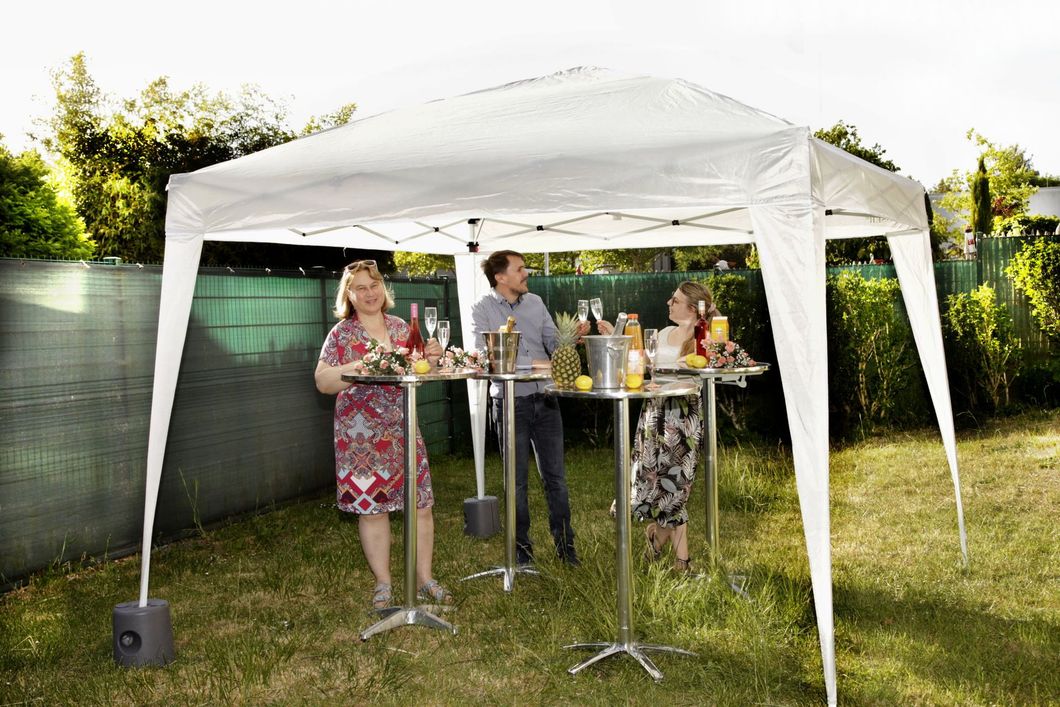 Kostenloses Partyzelt zum Eis Catering Sektempfang Eisservice für Hochzeiten in Frankfurt, Offenbach, Hanau, Darmstadt, Aschaffenburg