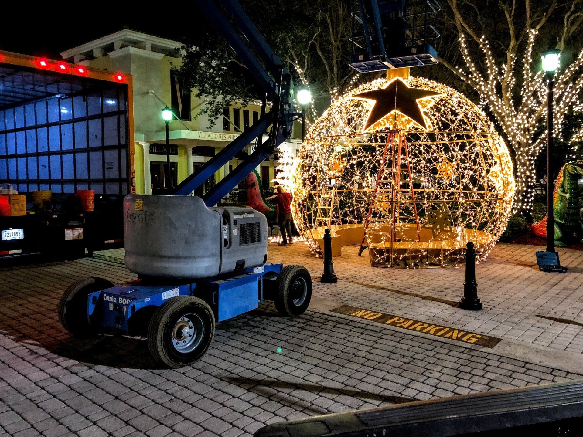 Holiday installation at Sunrise, FL
