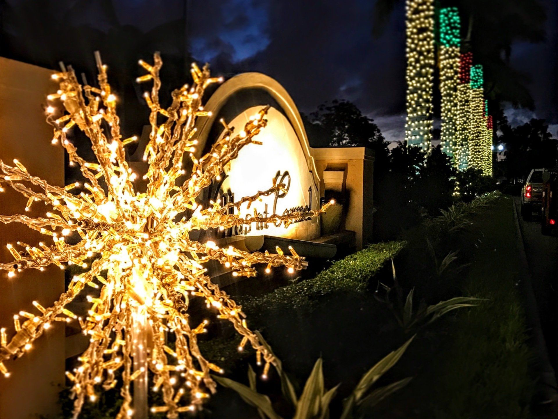 Homestead HOA Christmas lights installation