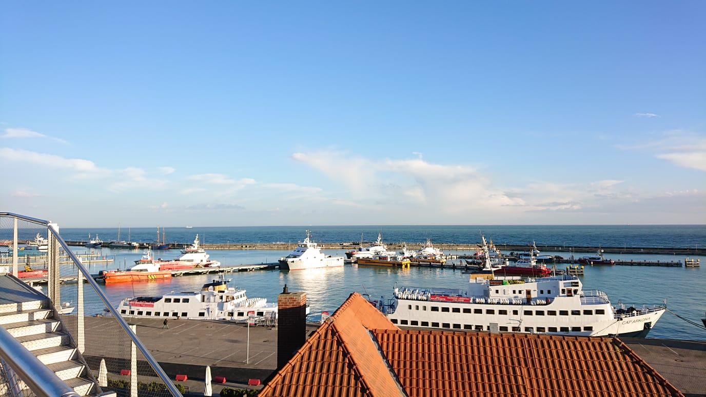 Sassnitz mit Blick auf den Hafen