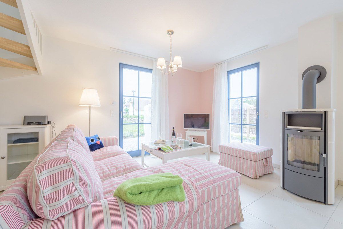 Wohnbereich vom Eulennest - Das Ferienhaus an der Ostsee in Glowe