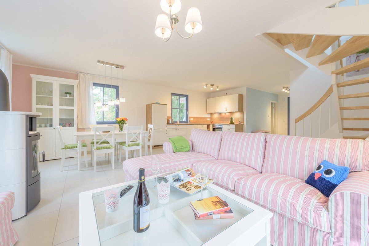 Ferienhaus Eulennest in Glowe - die Sitzecke