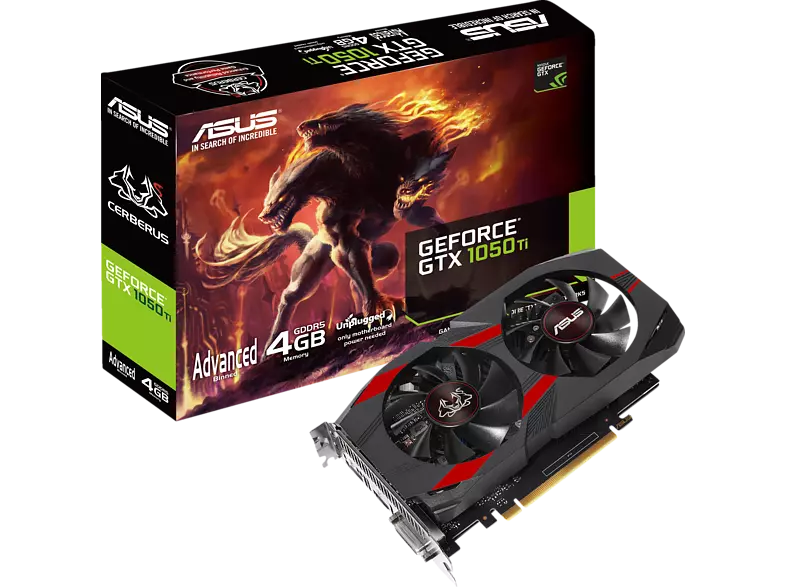 ASUS Cerberus GeForce GTX 1050 Ti Advanced Edition 4GB