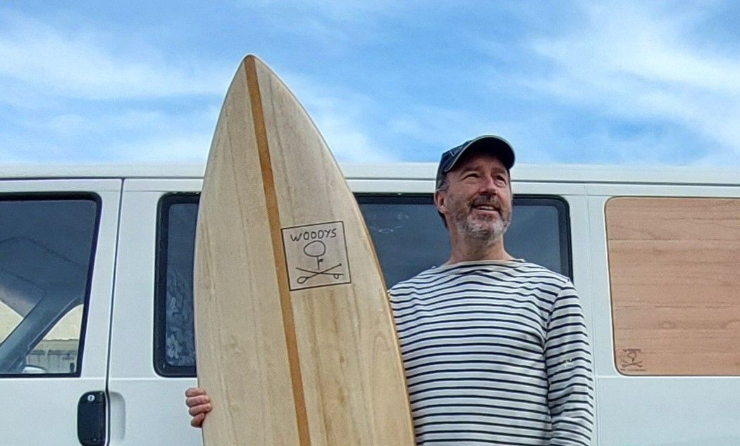 Holzsurfboard