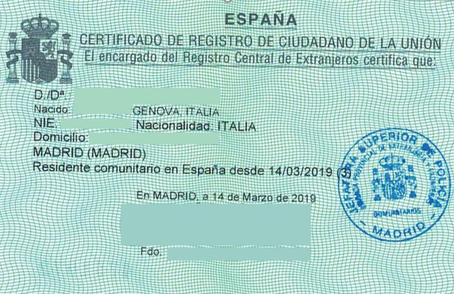 Obtener La Residencia En Espa A Ciudadanos Europeos