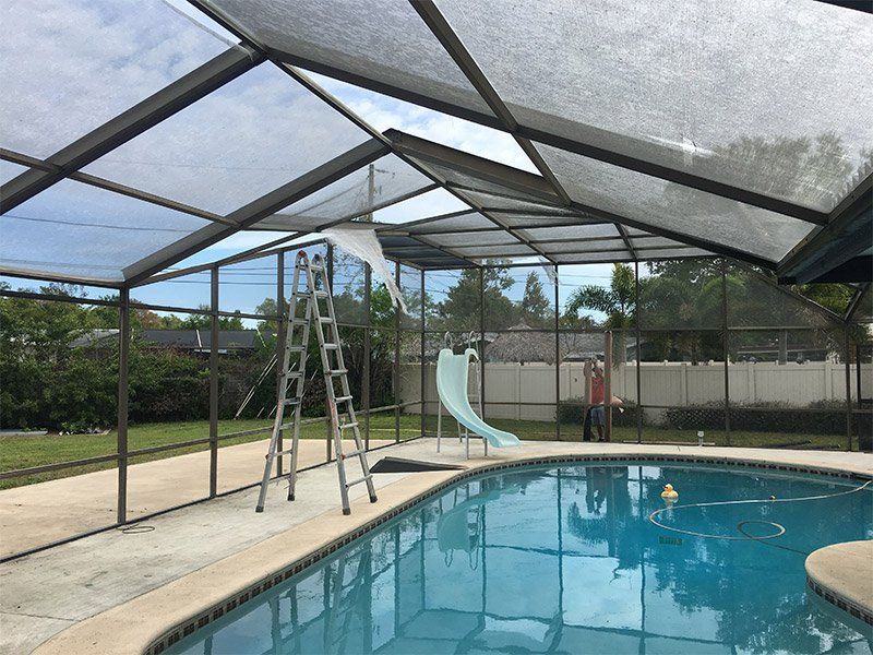 Privacy Screen Enclosure | St Pete, Largo, Seminole, Clearwater | Rescreen