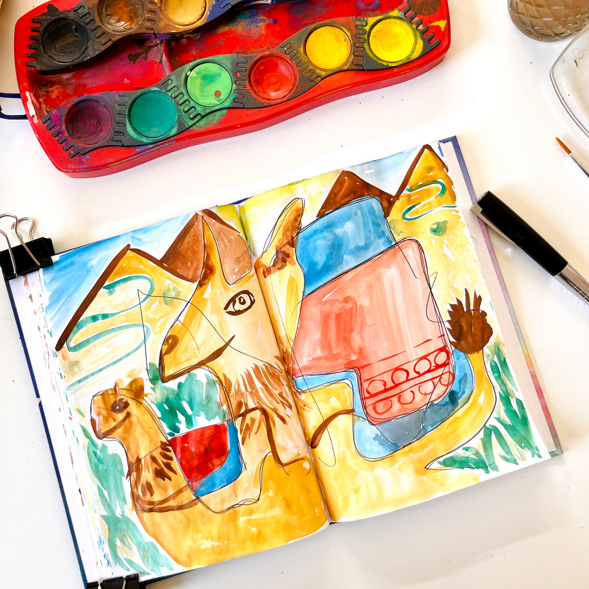 Hörendes Malen Kreativität im Gebet für Frauen in Bramsche bei Osnabrück