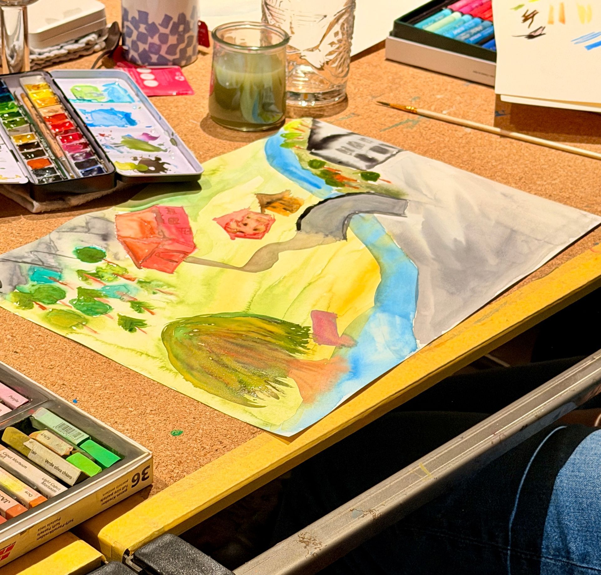 Hörendes Malen: Farben und Symbole als kreative Begegnung mit Gott