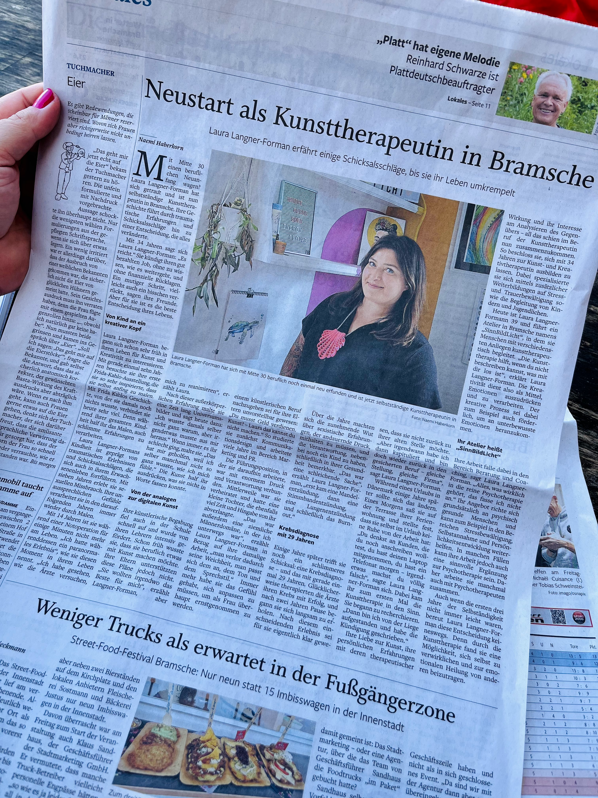 Laura Langner-Forman Kunsttherapie Bramsche Osnabrück