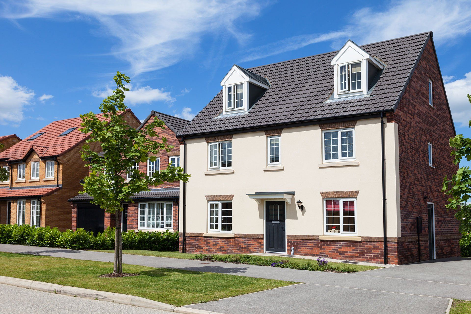 A colonial styled residential home