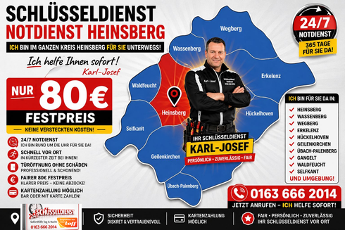 Schlüsseldienst Notdienst Heinsberg