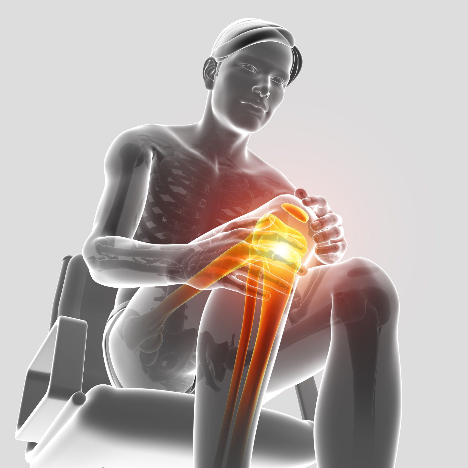 Osteopathie, Chiropraktik, Knie Gelenk Schmerz