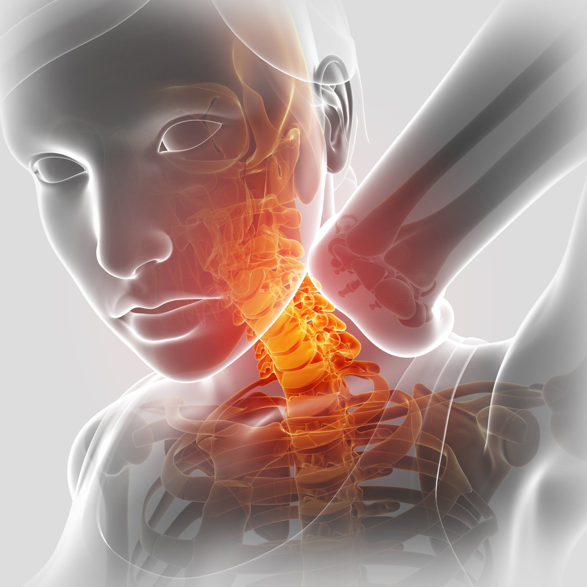 Osteopathie, Chiropraktik, Schiefhals, Halswirbelsäule, verrenkt