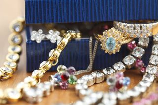 jewelry in a jewelry box