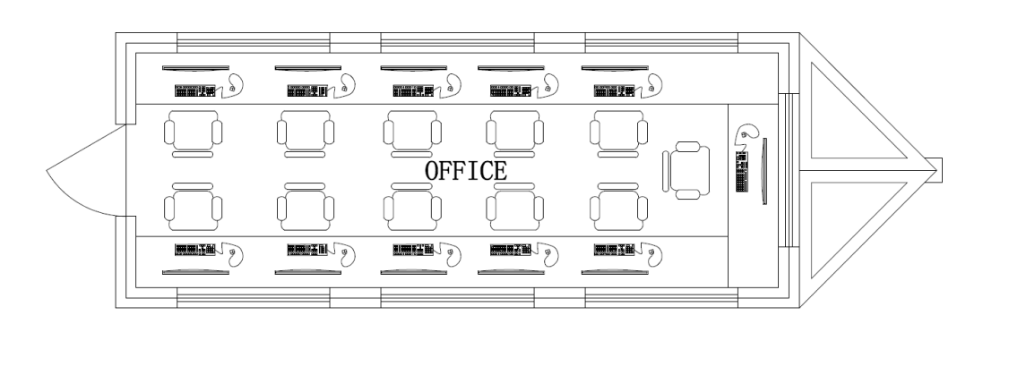 Work Site Office Floor Plan