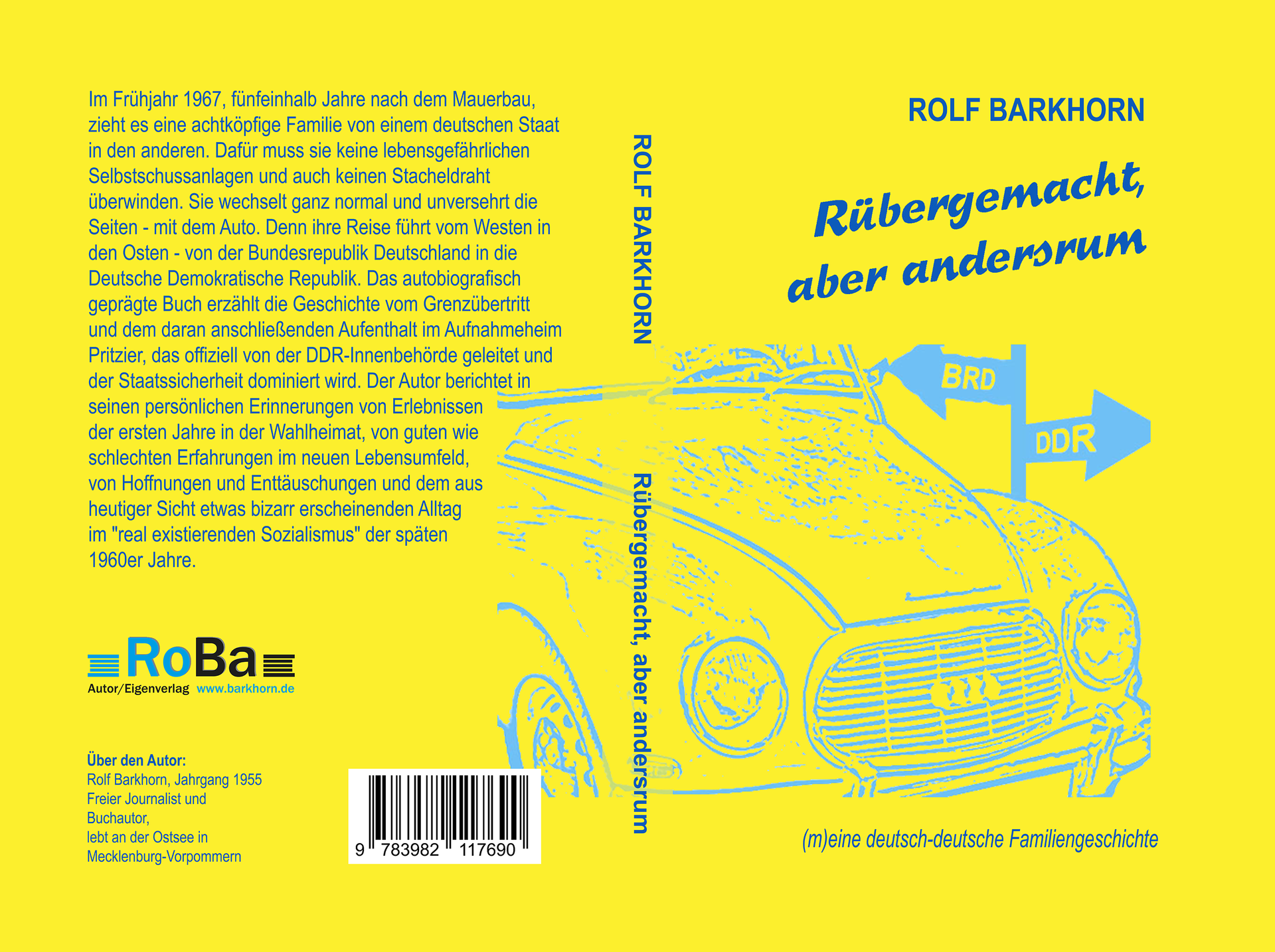 Buchcover der autobiografischen Erzählung