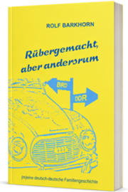 Buch 3-D-Mockup Rübergemacht, 
aber andersrum