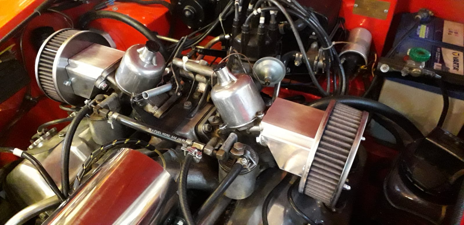 Daimler Dart air filter adaptor