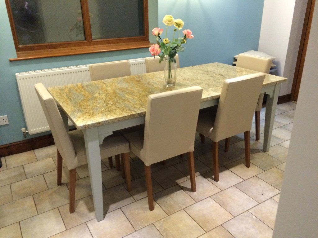 Granite table top to replace worn wooden top