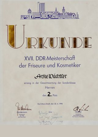 Vize-DDR-Meister 1990 K.-M.-Stadt