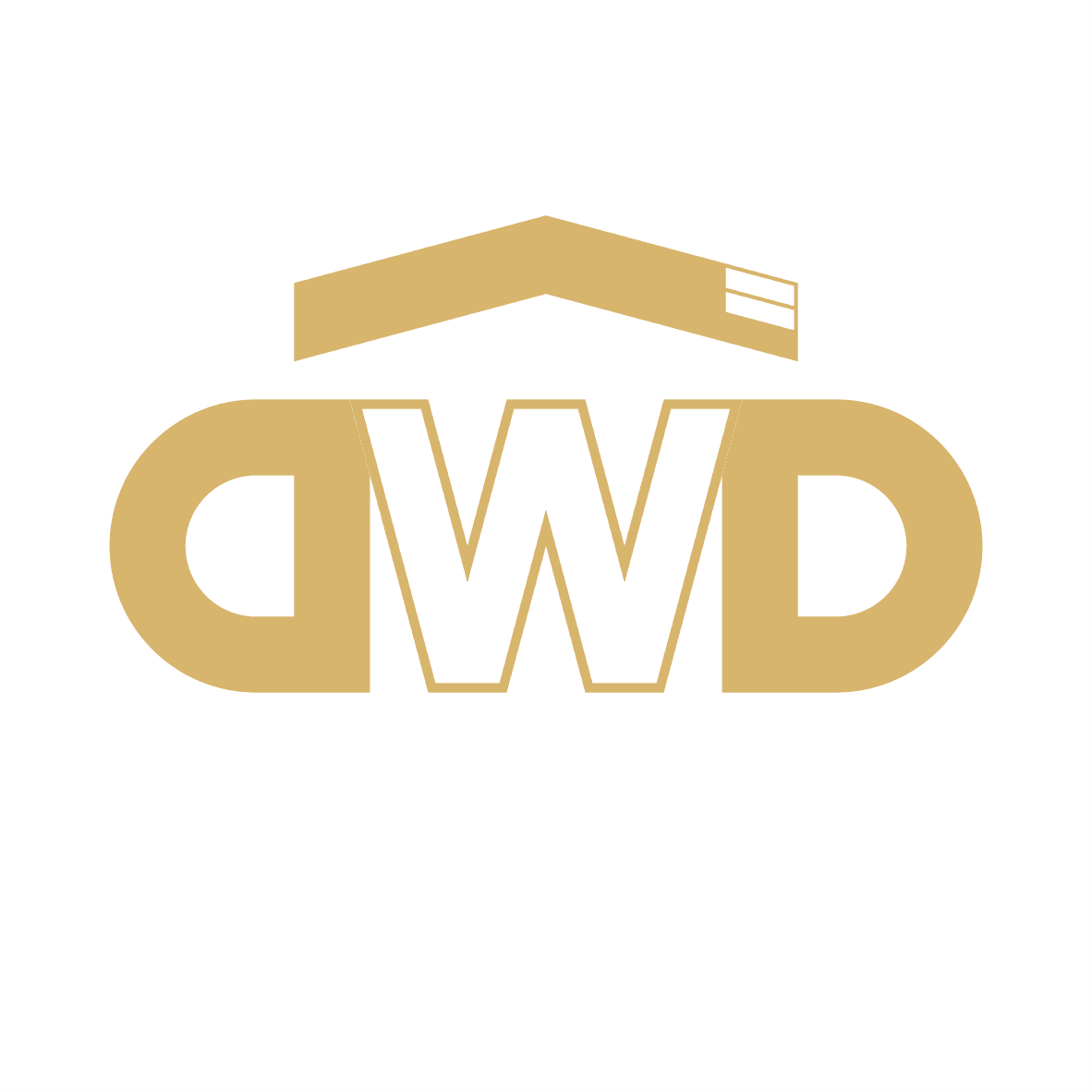 DWD Letter Logo Design on White Background. DWD Creative Initials ...