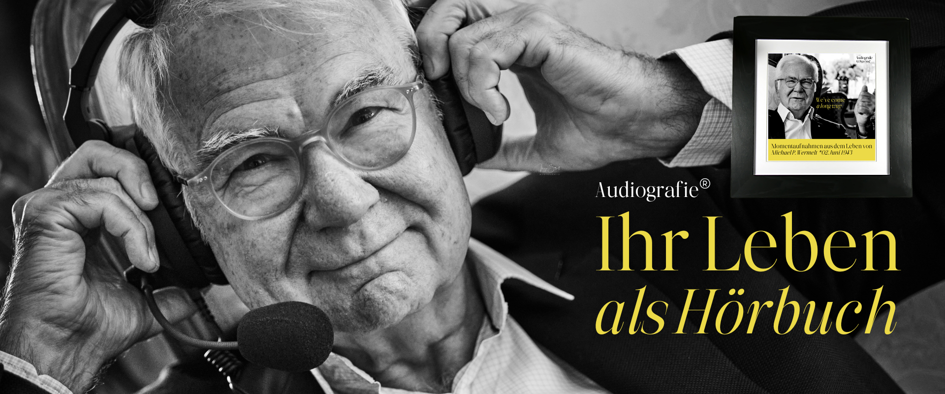 Audiografie - Ihr Leben als Hörbuch