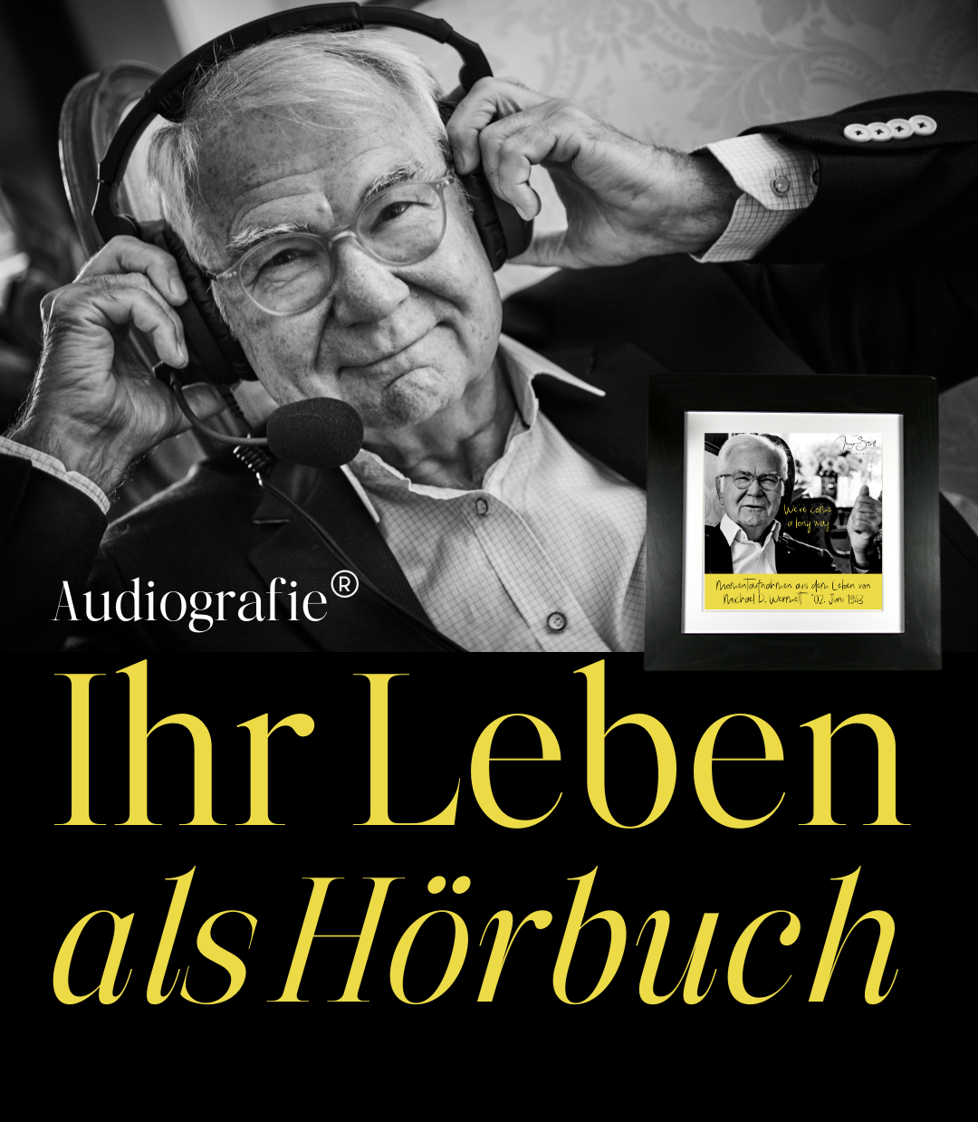 Audiografie - Ihr Leben als Hörbuch