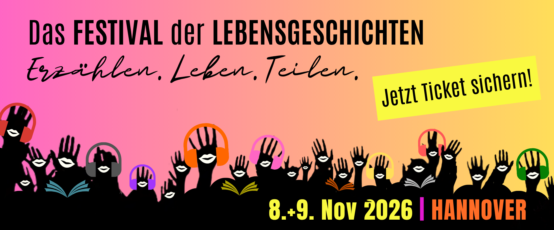 Das Festival der Lebensgeschichten 2026 in Hannover