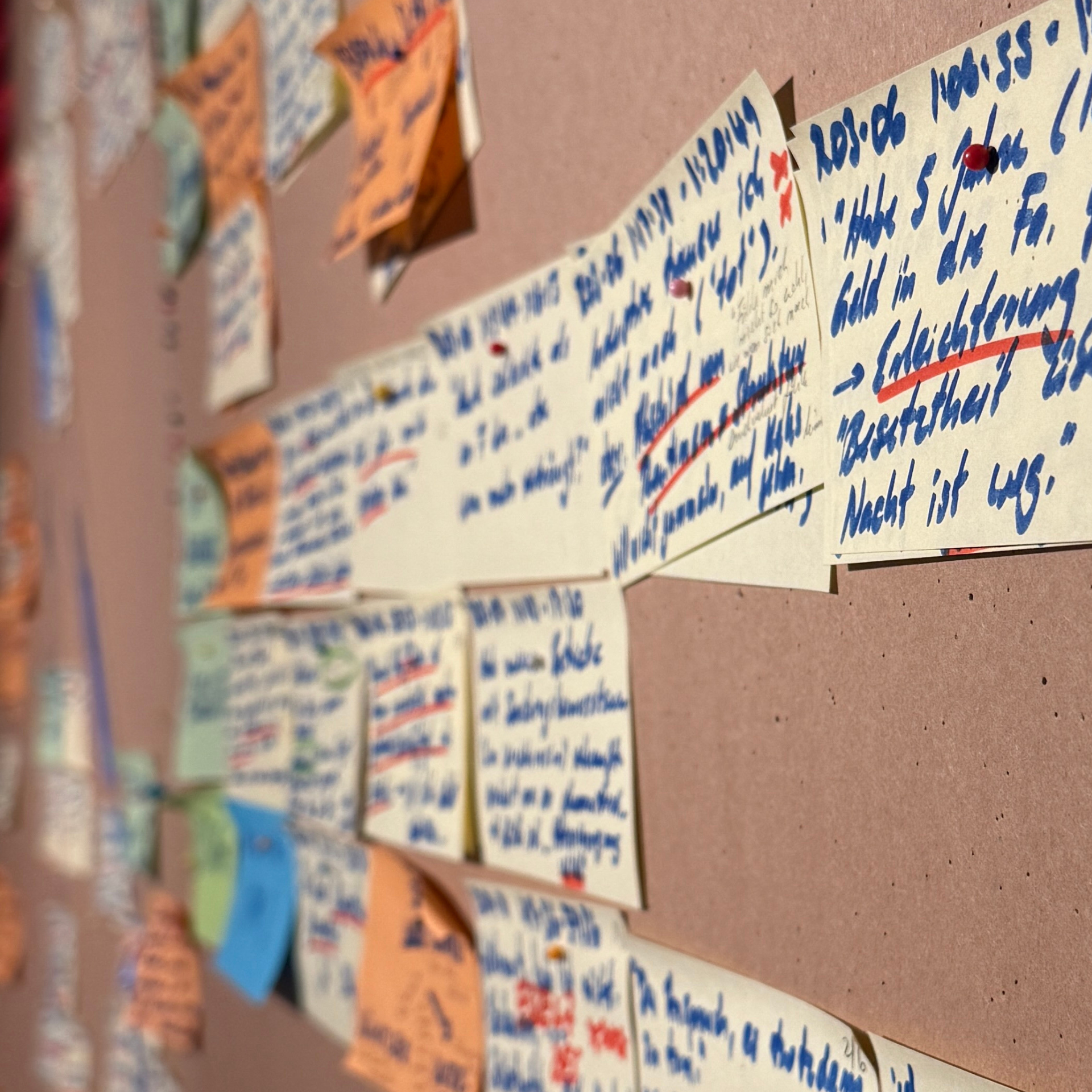 Sortierte Inhalte werden zu Kapiteln der Audiografie sortiert.