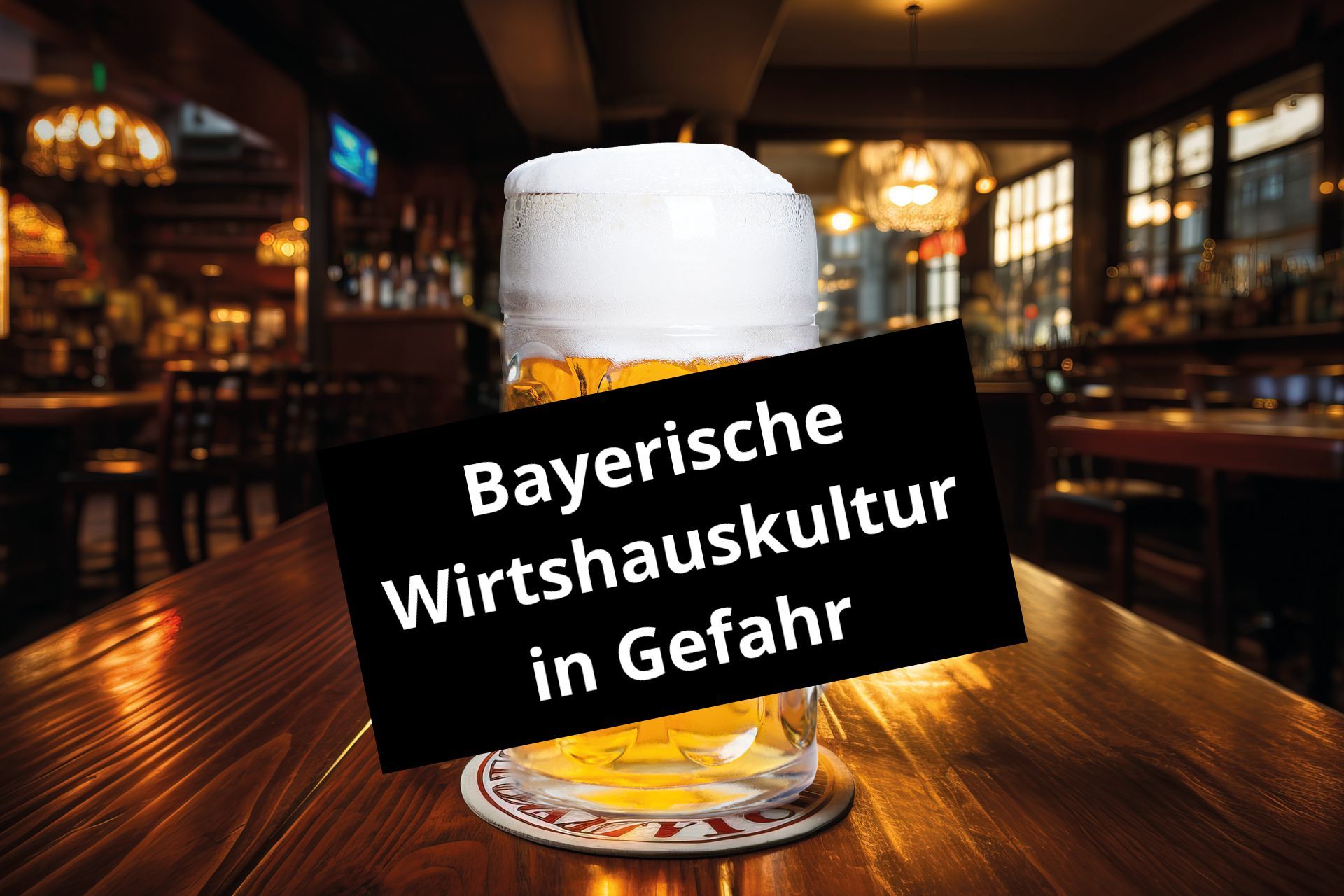 Stirbt der Bierdeckel aus?