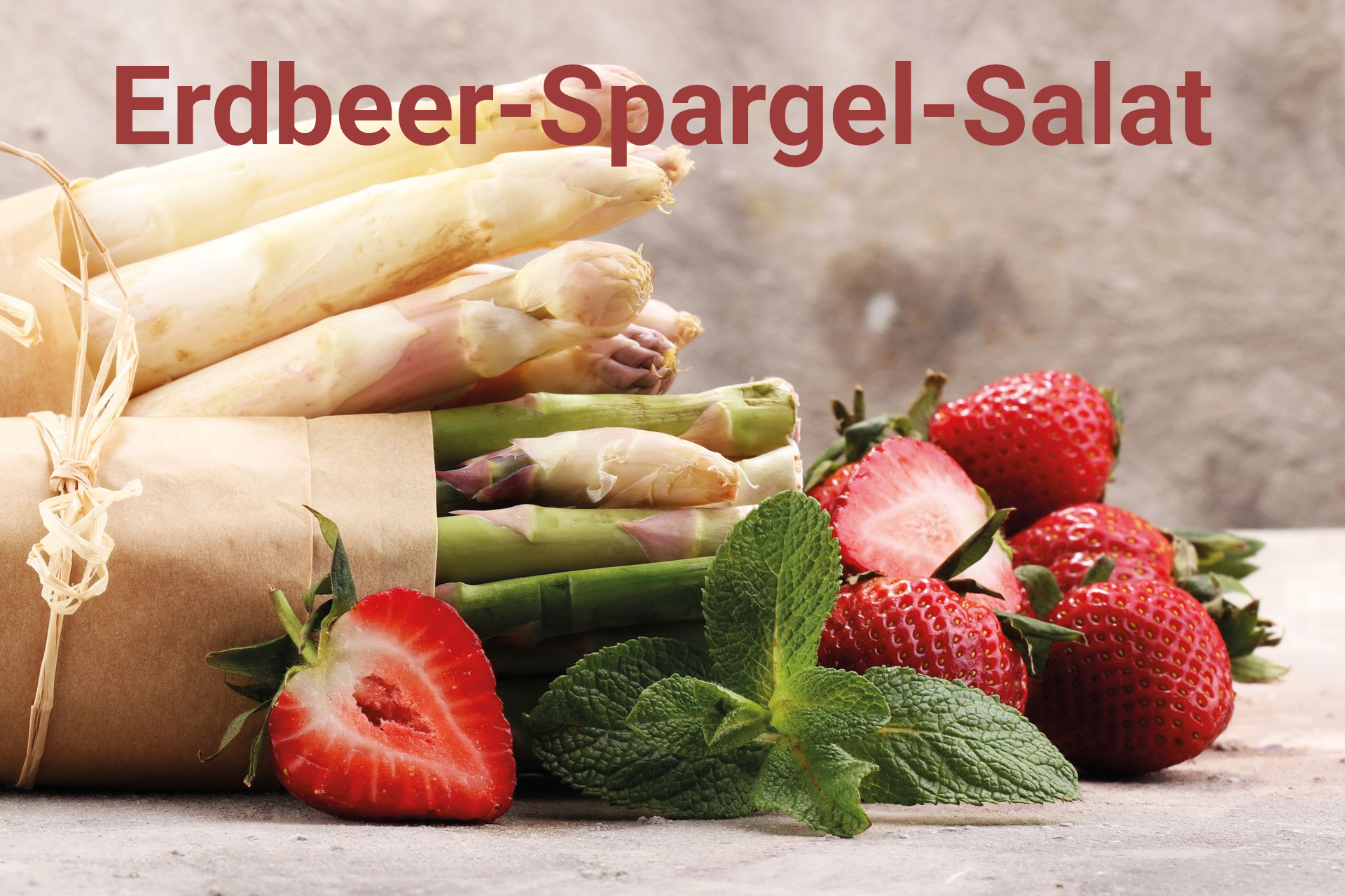 Erdbeer-Spargel-Salat