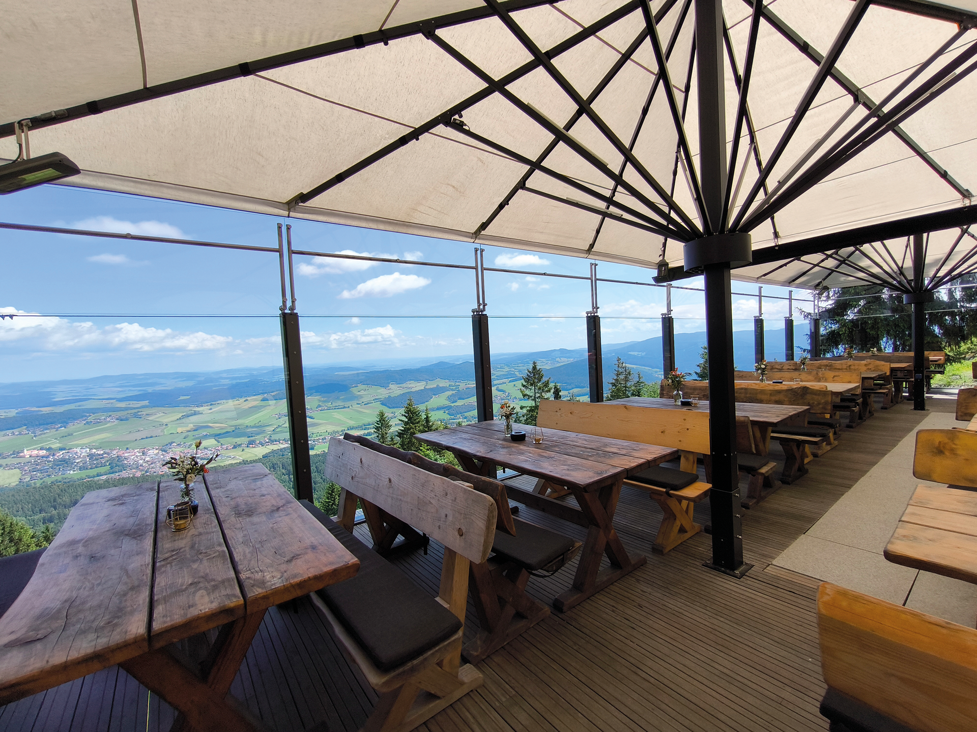 Berghaus Schönblick Terrasse