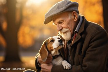 Mut, der Mensch und Hund gut tut. Hunde für Senioren - eine Bereicherung.