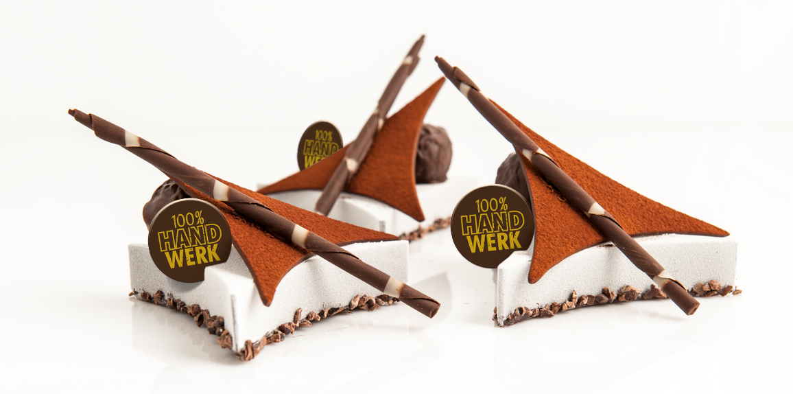 100% Handwerk Schokoladenaufleger