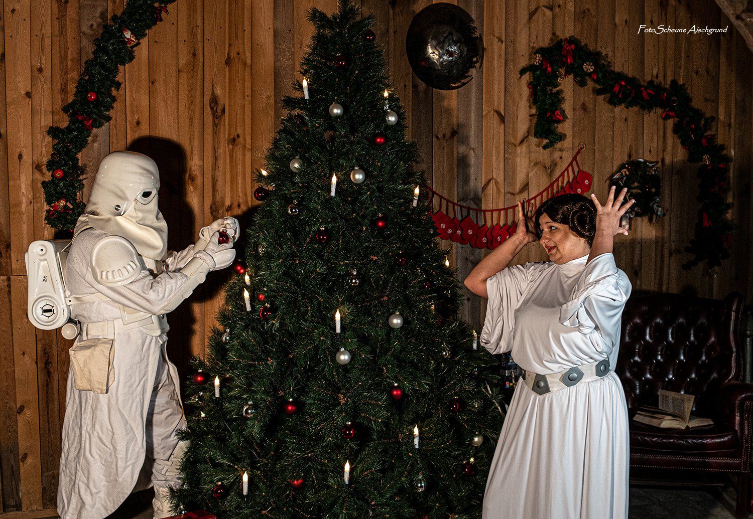 Weihnachten; Star Wars; Leia; Snowtrooper; Xmas; Christmas;