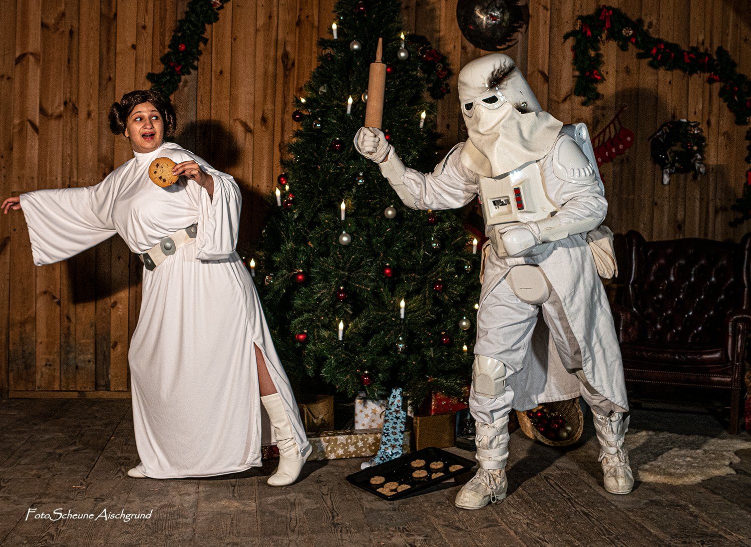 Star Wars; Weihnachten; Xmas; christmas; Scheune; Scheunenshooting;