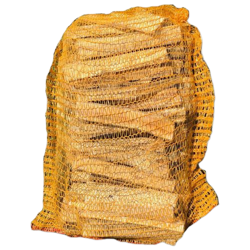 Sack gefüllt mit Anzündholz